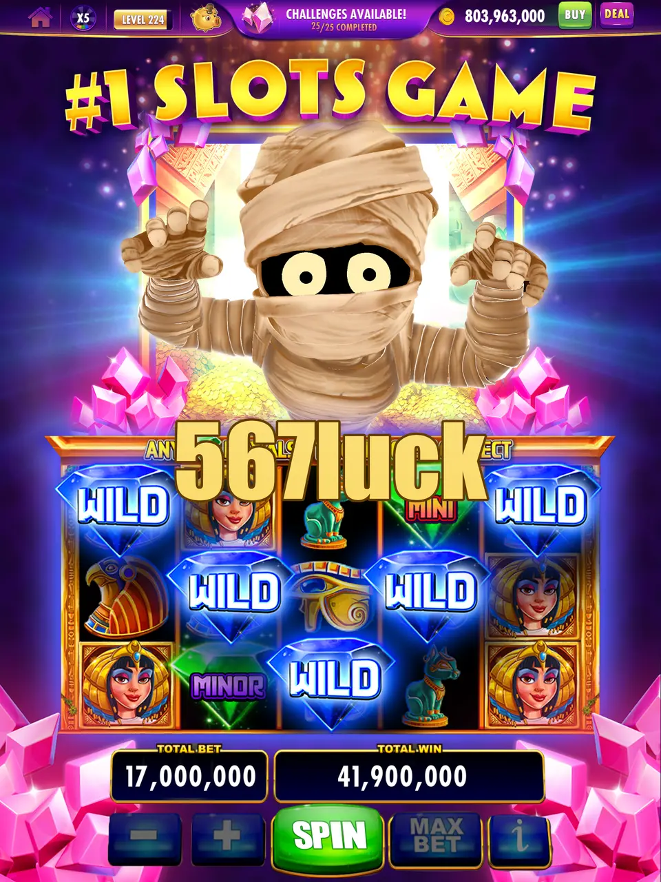 567luck Tangkapan Layar - APK Resmi